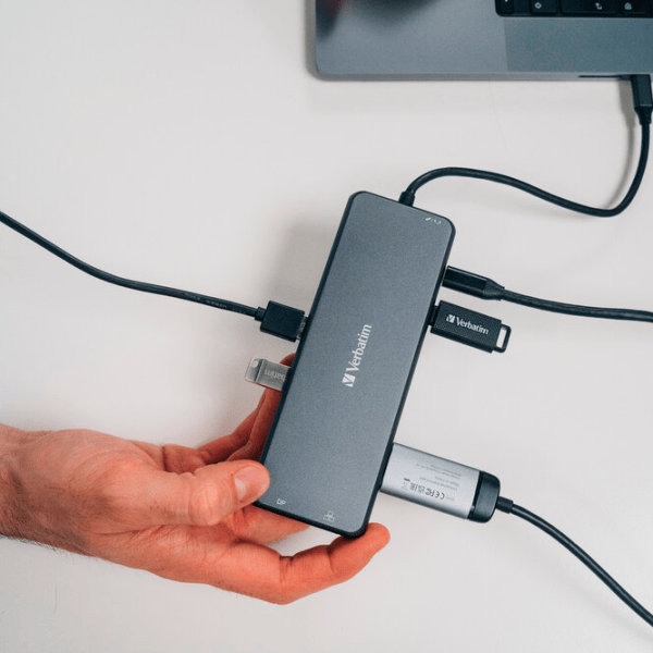 Адаптер Hub Verbatim USB-C Pro  / Серый photo 4