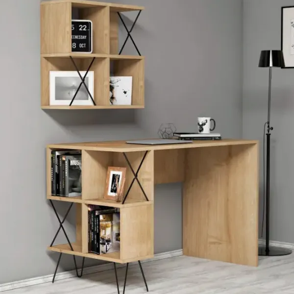 Masă de birou Trendy Extra 2 PAL/ Stejar Sonoma photo 2