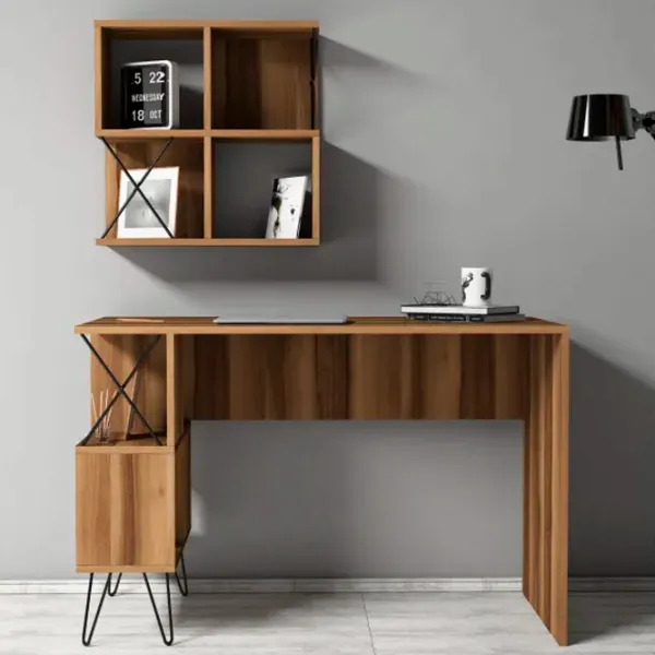 Masă de birou Trendy Extra 2 PAL/ Brown photo 3