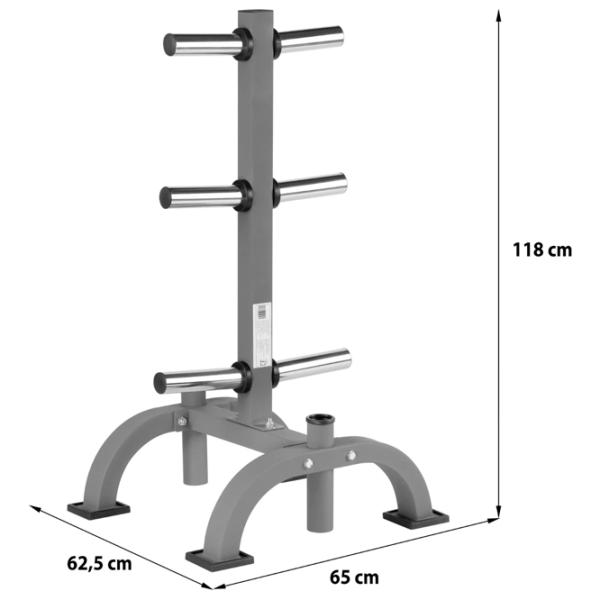 Suport pentru gantere HMS STR26 300 kg / Metal photo 5