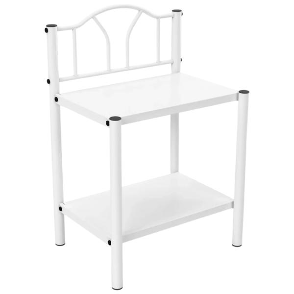 Noptiere Magnus Bella 74 x 47 x 37 / Metal / White photo 1
