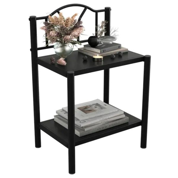 Noptiere Magnus Bella 74 x 47 x 37 / Metal / Black photo 2