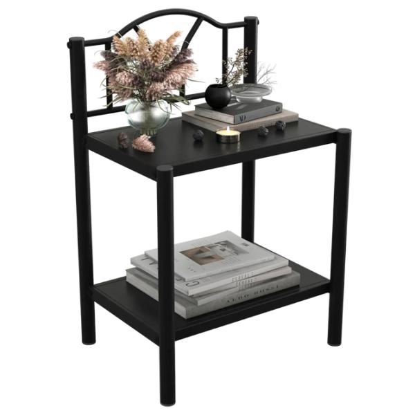 Noptiere Magnus Bella 74 x 47 x 37 / Metal / Black photo 2