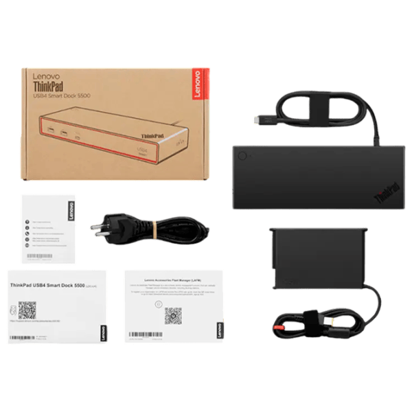 Док-станция Lenovo ThinkPad USB4 Smart Dock 5500 USB / Черный photo 7