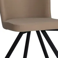 Scaun de bucătărie Magnus Barka Velur/ Beige Black photo 2