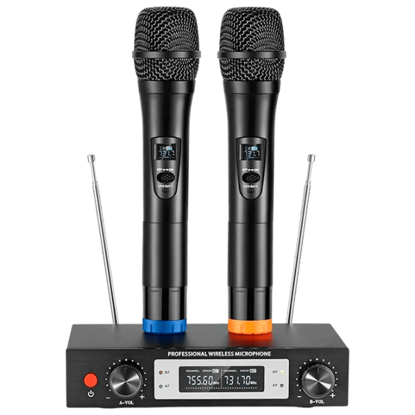 Микрофон KTV V5 - 2mic VHF Черный photo 1