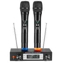 Microfon KTV V5 - 2mic VHF Black