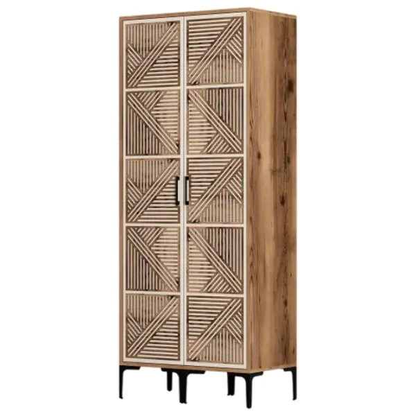 Гардероб Trendy Kumsal PP 80 x 47.5см x 201.4 / ДСП меламин / Oреховый photo 1