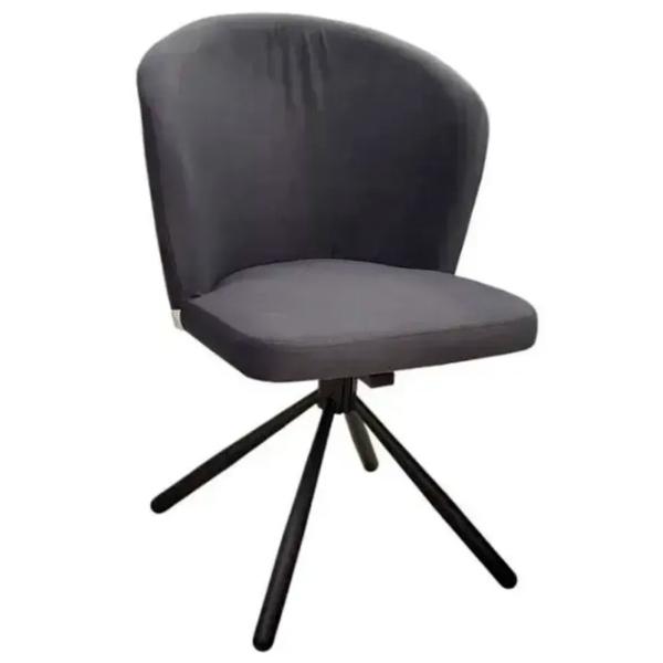 Scaun de bucătărie Magnus Piyan Velur/ Dark Gray Black photo 1