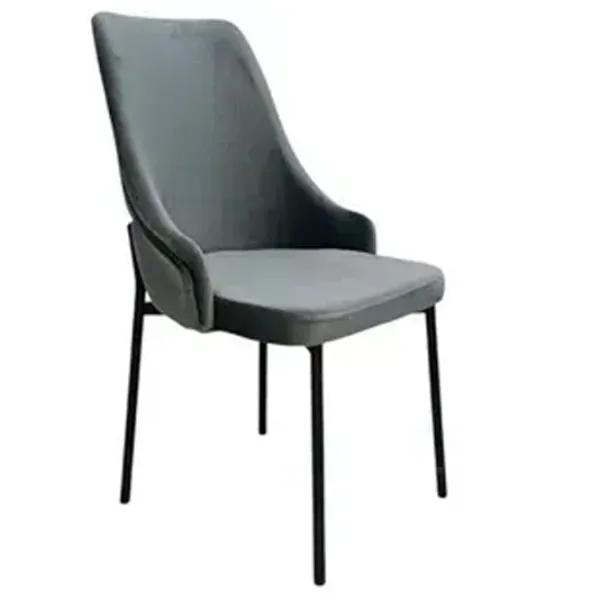 Scaun de bucătărie Magnus Pipera luna Velur/ Gray Black photo 1