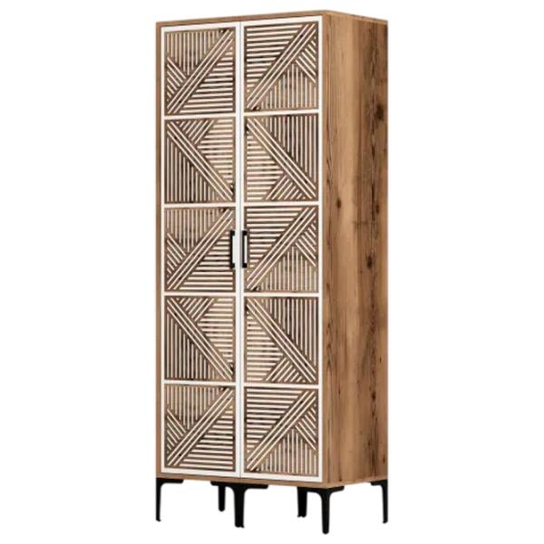 Гардероб Trendy Kumsal PP 80 x 47.5см x 201.4 / ДСП меламин / Oреховый photo 1