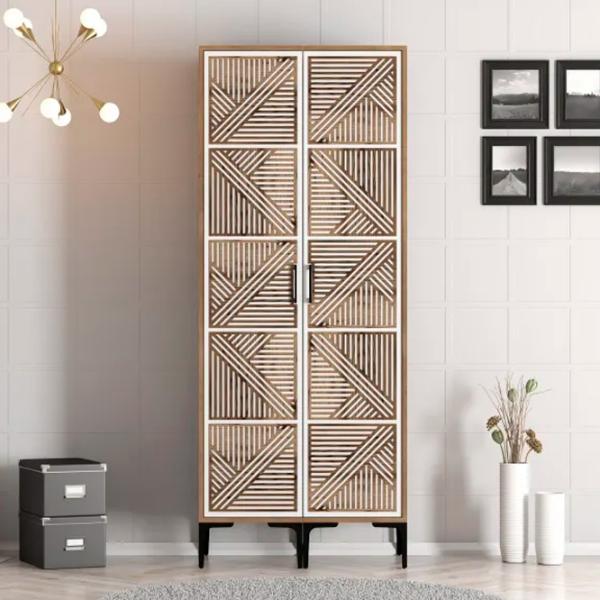 Гардероб Trendy Kumsal PP 80 x 47.5см x 201.4 / ДСП меламин / Oреховый photo 3