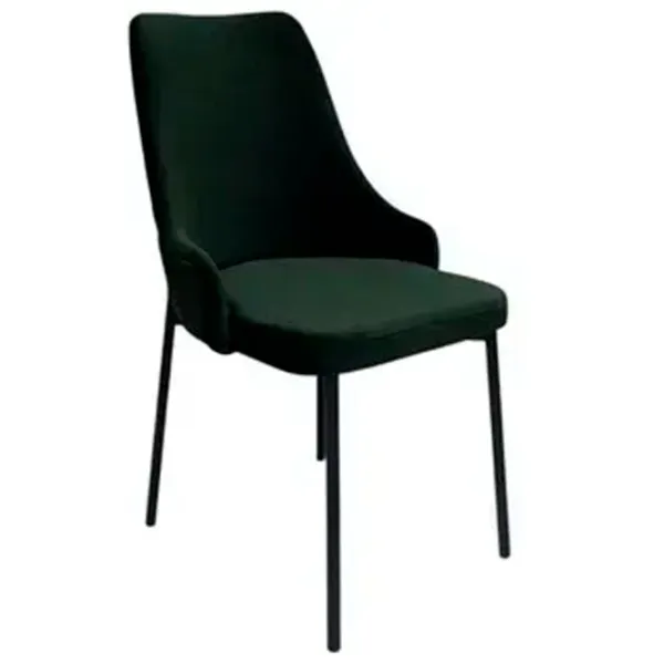 Scaun de bucătărie Magnus Pipera luna Velur/ Green Black photo 1