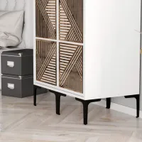 Dulap pentru haine Trendy Kumsal PP 80 x 47.5 x 201.4 / PAL melaminat / White photo 6