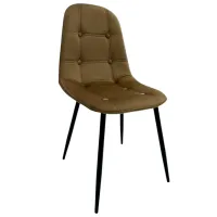 Scaun de bucătărie Magnus 6155 ECO Piele/ Light Brown Black