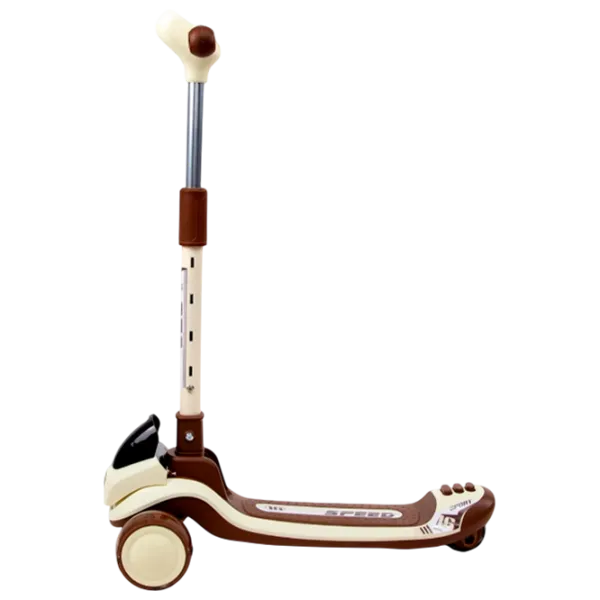 Детский трёхколёсный самокат 4Play Sprint (00-01073362) 30 кг/ Коричневый photo 2