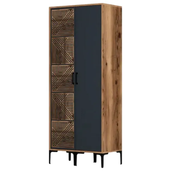 Гардероб Trendy Kumsal PS 80 x 47.5см x 201.4 / ДСП меламин / Oреховый photo 1
