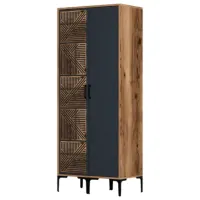 Гардероб Trendy Kumsal PS 80 x 47.5см x 201.4 / ДСП меламин / Oреховый