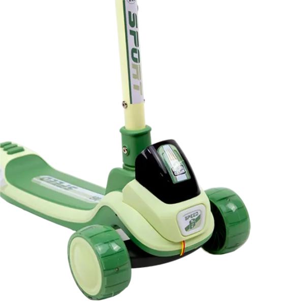 Детский трёхколёсный самокат 4Play Sprint (00-01073361) 30 кг/ Зеленый photo 4