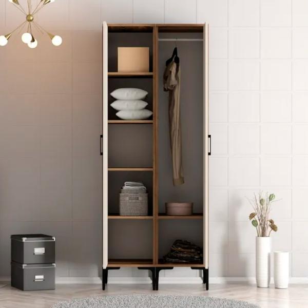 Гардероб Trendy Kumsal PS 80 x 47.5см x 201.4 / ДСП меламин / Oреховый photo 4