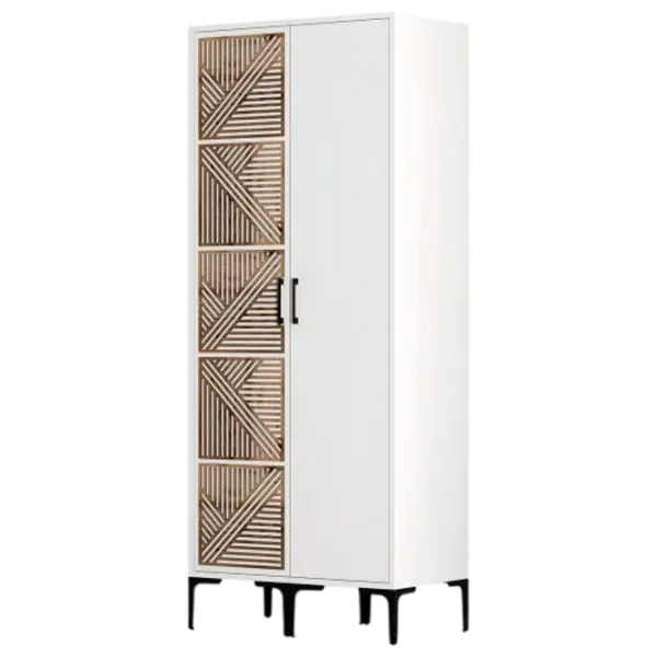 Гардероб Trendy Kumsal PS 80 x 47.5см x 201.4 / ДСП меламин / White photo 1