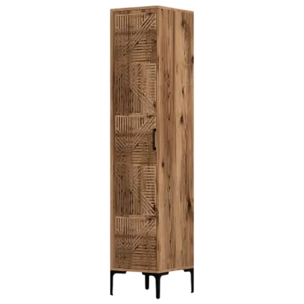 Dulap pentru haine Trendy Kumsal P 40 x 47.5 x 201.4 / PAL melaminat / Walnut photo 1