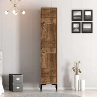 Dulap pentru haine Trendy Kumsal P 40 x 47.5 x 201.4 / PAL melaminat / Walnut photo 5
