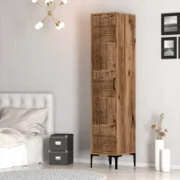 Dulap pentru haine Trendy Kumsal P 40 x 47.5 x 201.4 / PAL melaminat / Walnut photo 7