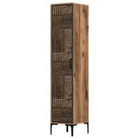 Dulap pentru haine Trendy Kumsal P 40 x 47.5 x 201.4 / PAL melaminat / Walnut