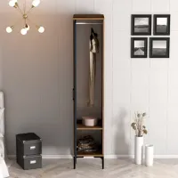 Dulap pentru haine Trendy Kumsal P 40 x 47.5 x 201.4 / PAL melaminat / Walnut photo 6