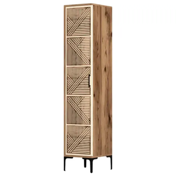 Dulap pentru haine Trendy Kumsal P 40 x 47.5 x 201.4 / PAL melaminat / Walnut photo 1