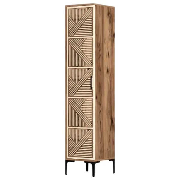 Dulap pentru haine Trendy Kumsal P 40 x 47.5 x 201.4 / PAL melaminat / Walnut photo 1