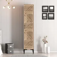 Dulap pentru haine Trendy Kumsal P 40 x 47.5 x 201.4 / PAL melaminat / Walnut photo 5