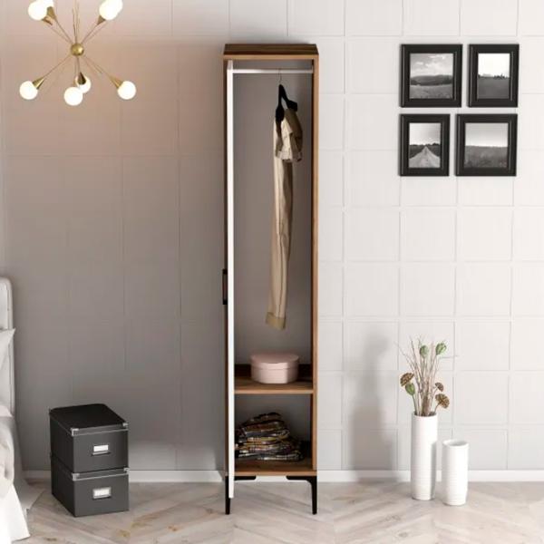 Гардероб Trendy Kumsal P 40 x 47.5см x 201.4 / ДСП меламин / Oреховый photo 6
