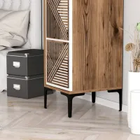 Dulap pentru haine Trendy Kumsal P 40 x 47.5 x 201.4 / PAL melaminat / Walnut photo 8