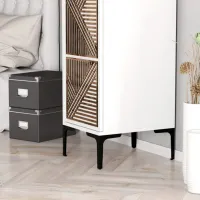 Dulap pentru haine Trendy Kumsal P 40 x 47.5 x 201.4 / PAL melaminat / White photo 8