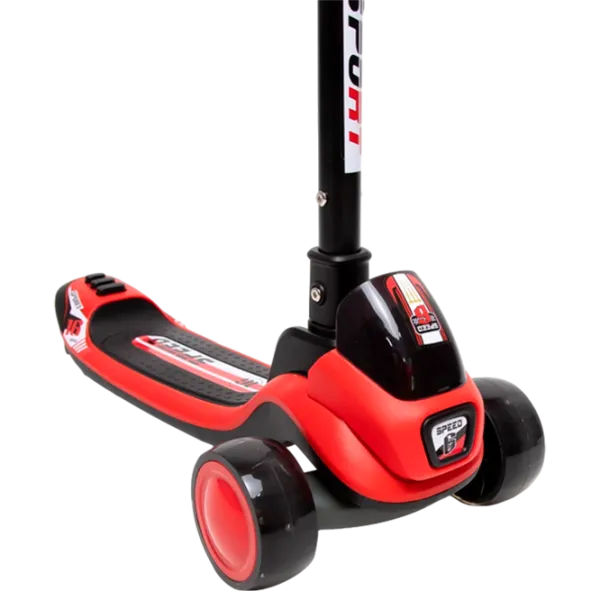 Trotinetă pentru copii cu trei roți 4Play Sprint (00-01073369) 30 kg/ Red photo 5