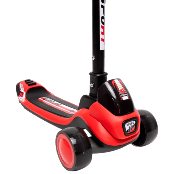 Trotinetă pentru copii cu trei roți 4Play Sprint (00-01073369) 30 kg/ Red photo 5
