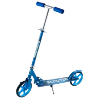 Детский двухколёсный самокат 4Play Two wheels (00-00688666) 60 кг/ Синий