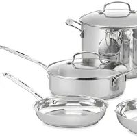 Набор кастрюль CUISINART Chefs Classic 7.57л Нержавеющая сталь / Нержавеющая сталь photo 2