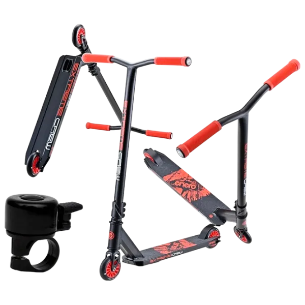 Детский двухколёсный самокат Enero Extreme Crew (00-01092104) 100 кг/ Черный photo 5