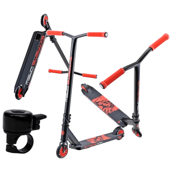 Детский двухколёсный самокат Enero Extreme Crew (00-01092104) 100 кг/ Черный photo 5