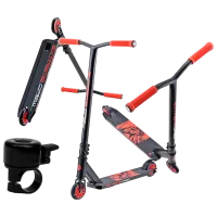 Trotinetă pentru copii cu două roți Enero Extreme Crew (00-01092104) 100 kg/ Black photo 5