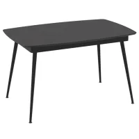 Masă de bucătărie extensibilă Magnus Yense MDF/ Black