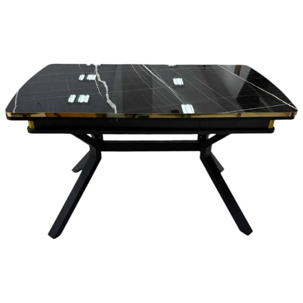 Masă de bucătărie extensibilă Magnus Nova MDF/ Black photo 1