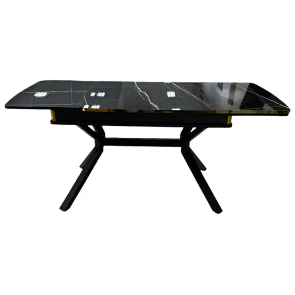 Masă de bucătărie extensibilă Magnus Nova MDF/ Black photo 2