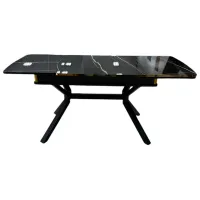 Masă de bucătărie extensibilă Magnus Nova MDF/ Black photo 2