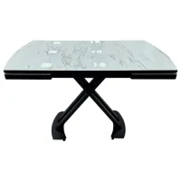 Masă de bucătărie extensibilă Magnus Belgard PAL/ Marmura White
