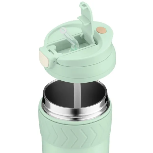 Cană termo Ardesto Classic Travel Mug Green 0.4l photo 4