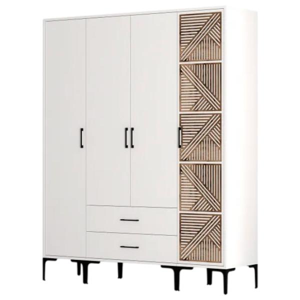 Гардероб Trendy Kumsal STP 160 x 47.5см x 201.4 / ДСП меламин / White photo 1